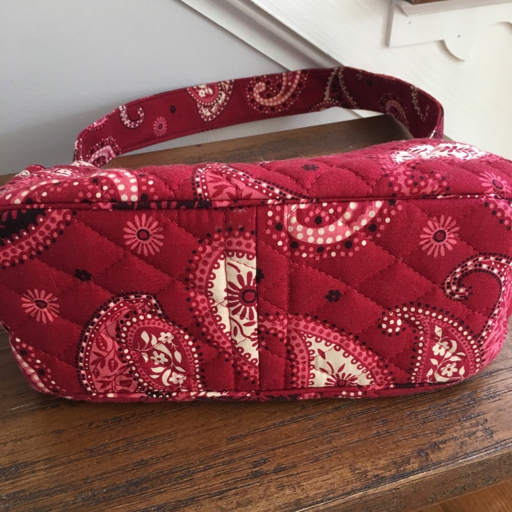 Vera Bradley satchel small red purse - Picture 3 of 5